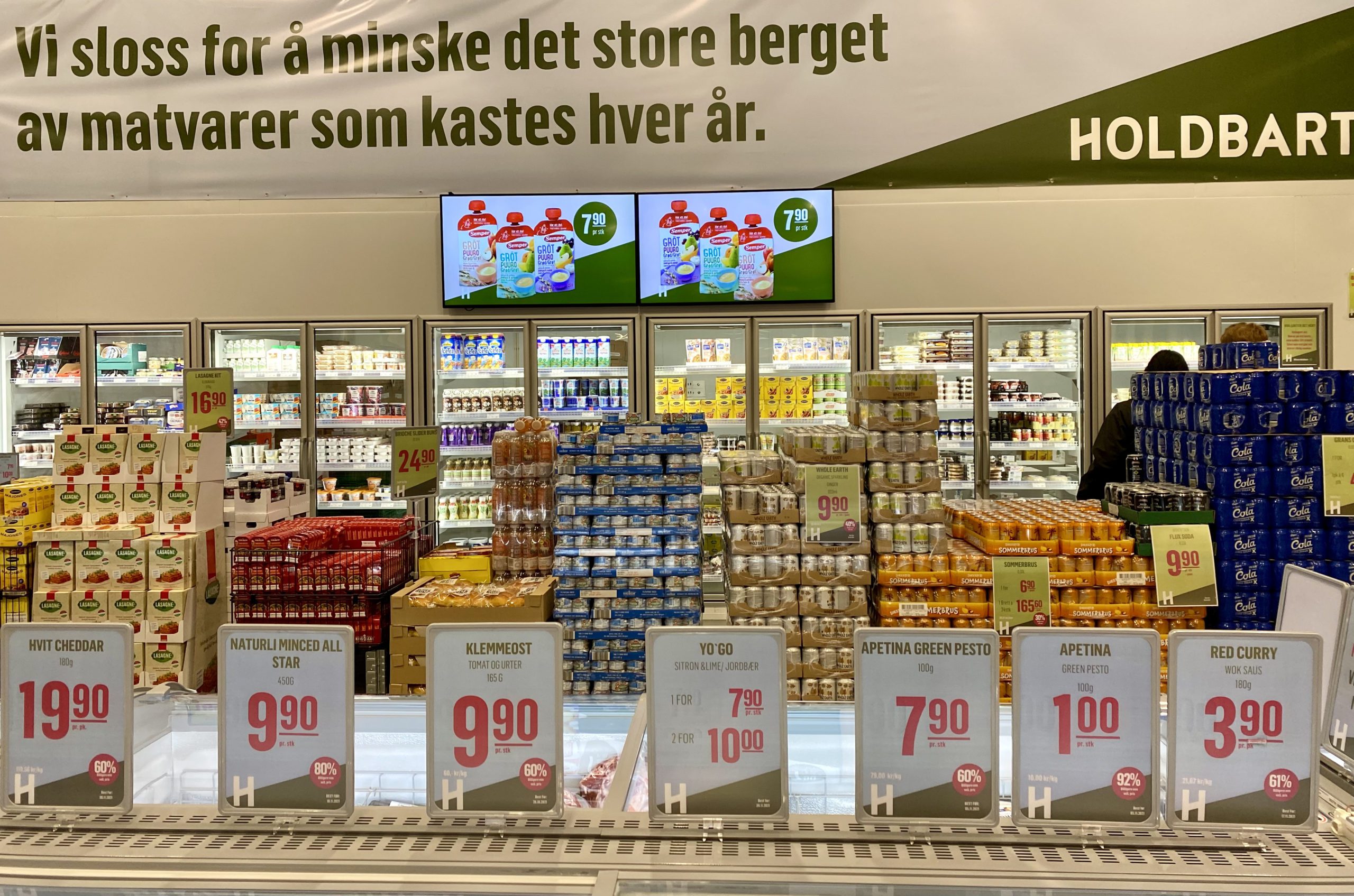 Smarte miljøvalg som turist på Jæren. Handle mat og drikke med mer på Holdbart på Jærhagen kjøpesenter på Klepp.